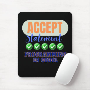 Cobol Programming With Accept Statement Mouse Mat
