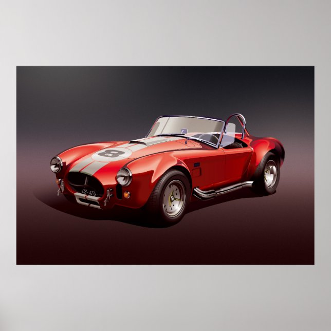 Cobra-427s red Poster (Front)