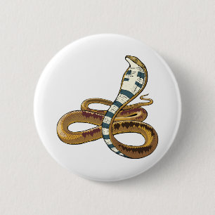 cobra 6 cm round badge