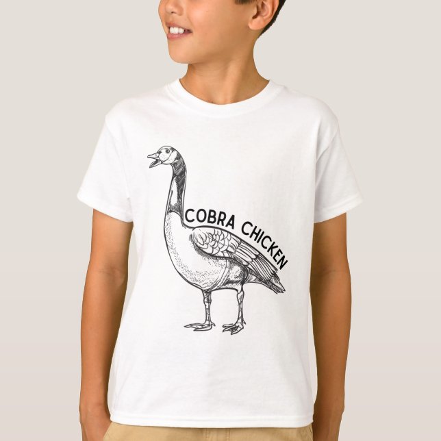 Cobra Chicken funny goose T-Shirt (Front)