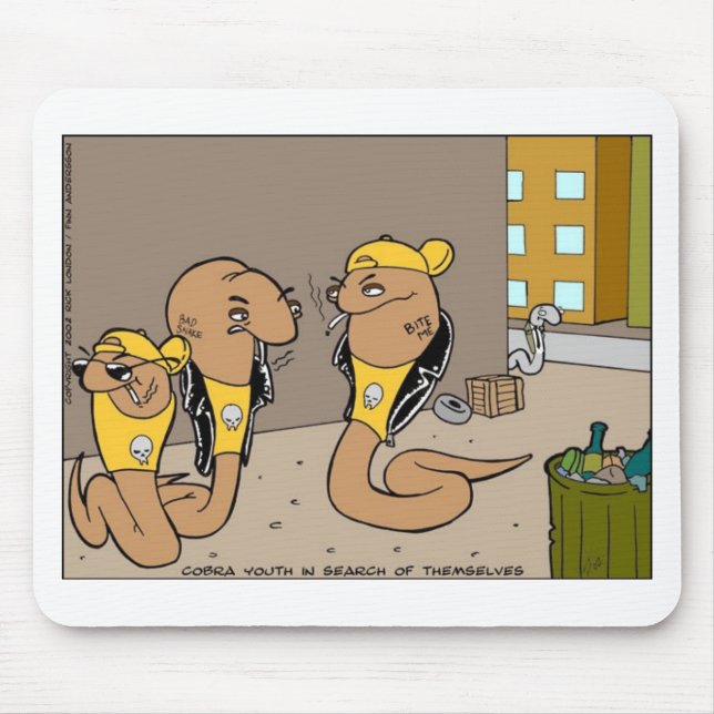 Cobra Gangs Funny Gifts & Collectable Mouse Mat (Front)