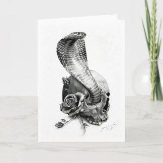 COBRA Greeting card