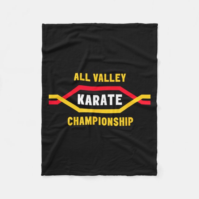 Cobra Kai All Valley Fist Fleece Blanket (Front)