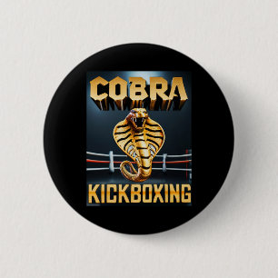 Cobra Kickboxing Design By Don Castillo  6 Cm Round Badge