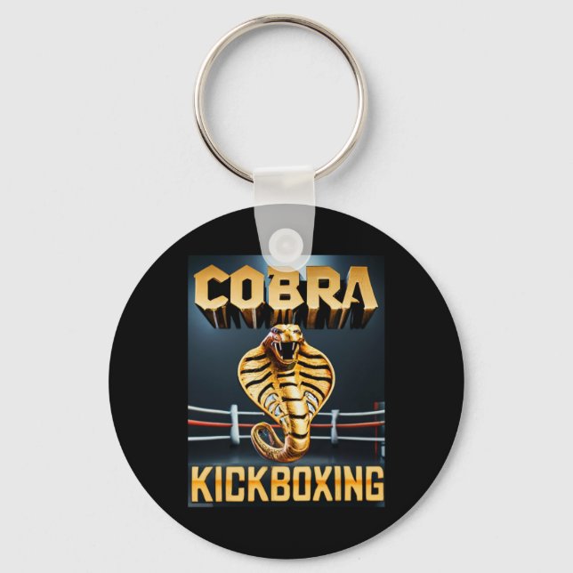 Cobra Kickboxing Design By Don Castillo  Key Ring (Front)