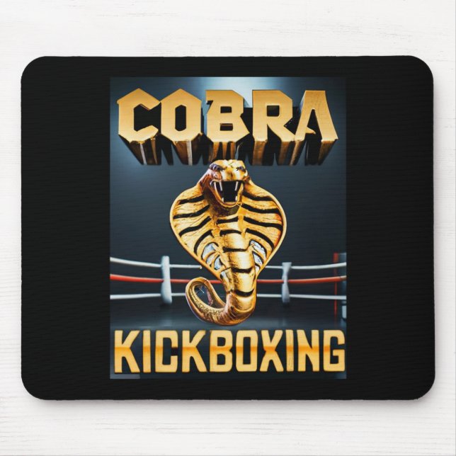 Cobra Kickboxing Design By Don Castillo  Mouse Mat (Front)