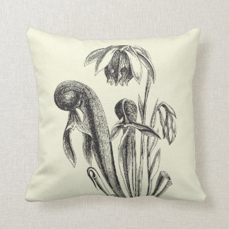 Cobra Plant Vintage Botanical Cushion
