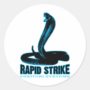 Cobra - rapid strike classic round sticker