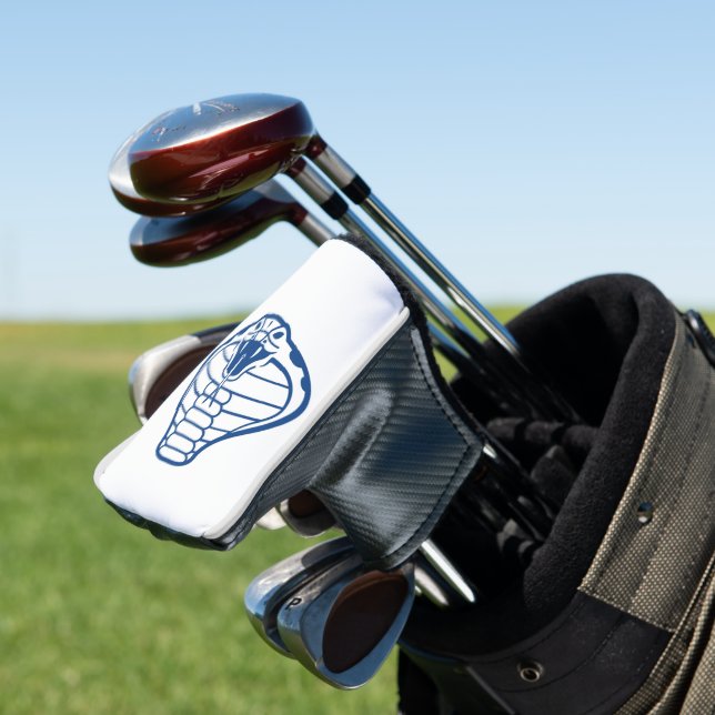 Cobra Snake Blue Animals King venomous Boa Golf Head Cover (In Situ)