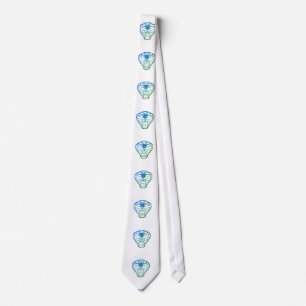Cobra Snake Green Illustration Boa Reptile  Tie