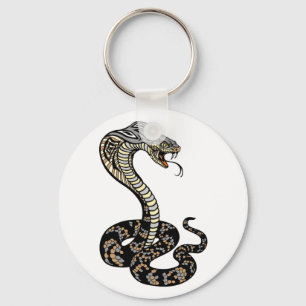 cobra snake key ring