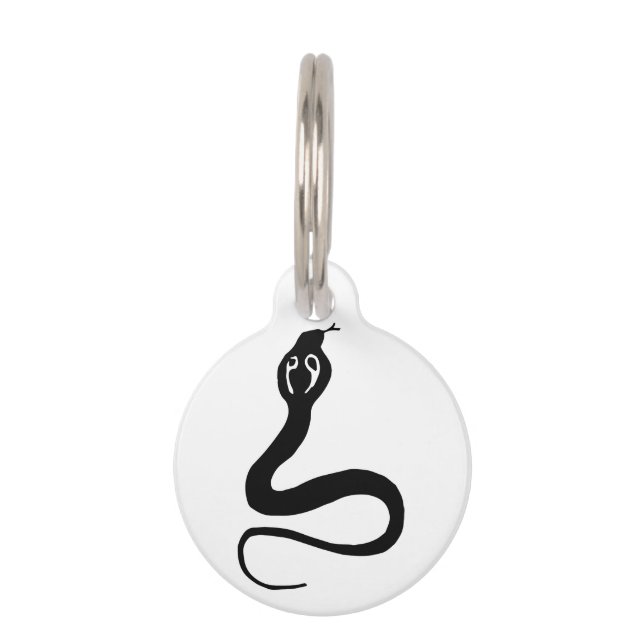 Cobra Snake Pet Tag (Front)