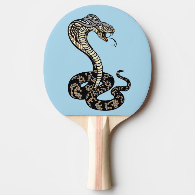 cobra snake ping pong paddle (Front)