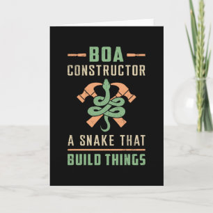 Cobra Snake Reptile Animal Snakers Pet Funny Gift Card