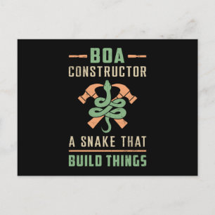 Cobra Snake Reptile Animal Snakers Pet Funny Gift Postcard