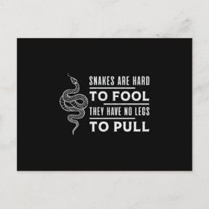 Cobra Snake Reptile Snakers Animal Pet Funny Gift Postcard