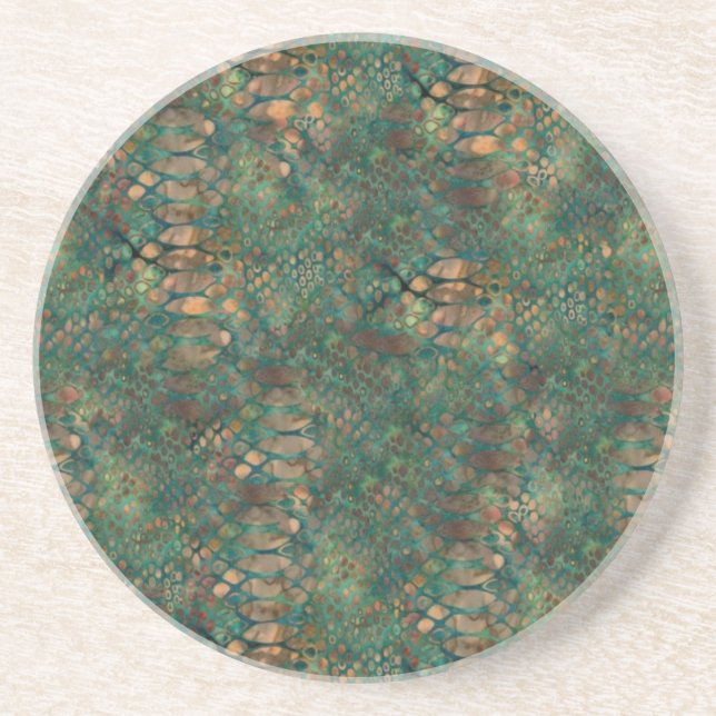 Cobra Snake Skin Coaster (Front)