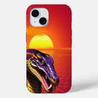 Cobra snake with vvibrant purple and yellow scales