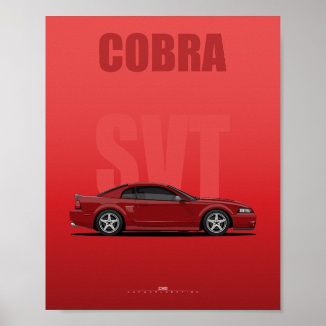 Cobra SVT Redfire Muscle Poster (Front)