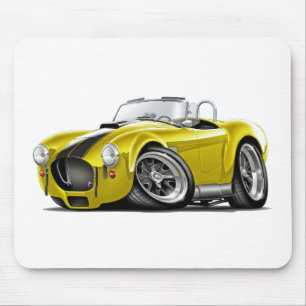 Cobra Yellow-Black Car Mouse Mat