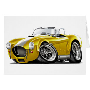 Cobra Yellow-White Car