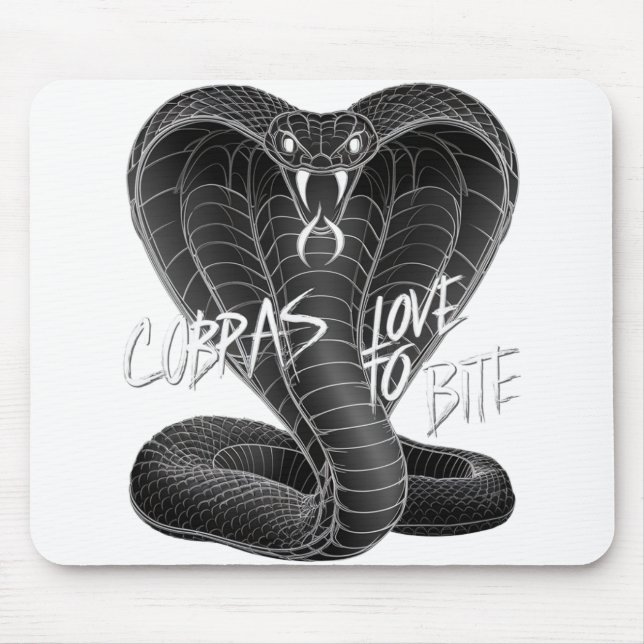COBRAS LOVE TO BITE MOUSE MAT (Front)