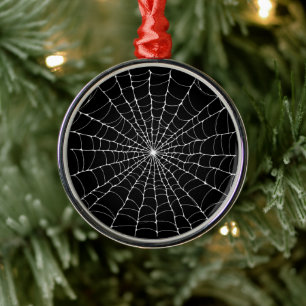 Cobweb  metal tree decoration