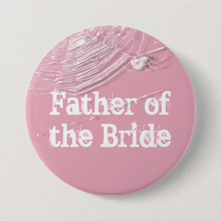 Cobwebs and White Spiders Father of the Bride 7.5 Cm Round Badge