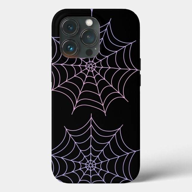 cobwebs black base OtterBox iPhone case (Back)