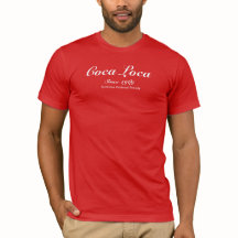 Coca Loca red t-shirt for men