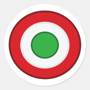 Coccarda Coppa Italia, Italy Classic Round Sticker