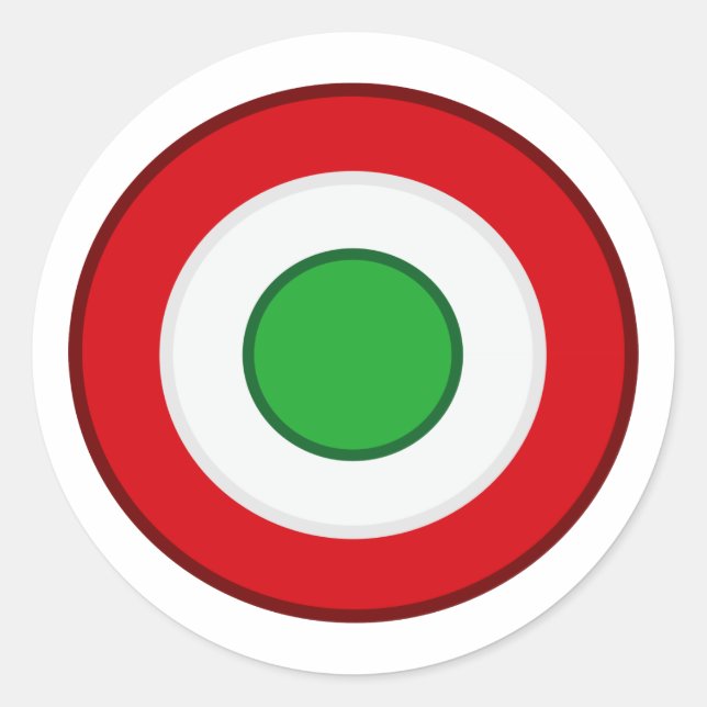 Coccarda Coppa Italia, Italy Classic Round Sticker (Front)