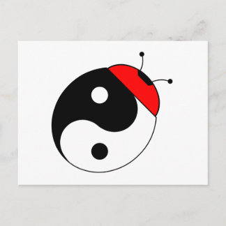 coccinelle harmonia postcard
