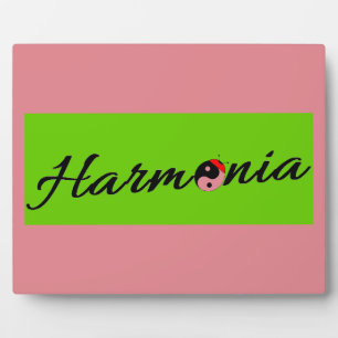 Coccinelle Harmonia zen Plaque