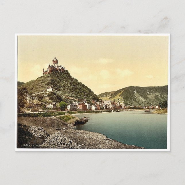Cochem and castle, Moselle, valley of, Germany cla Postcard (Front)