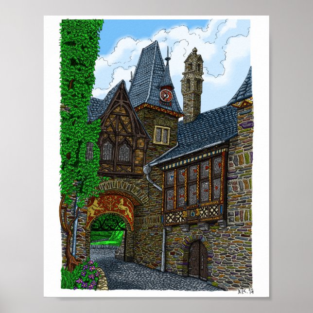 Cochem Castle Poster (Front)