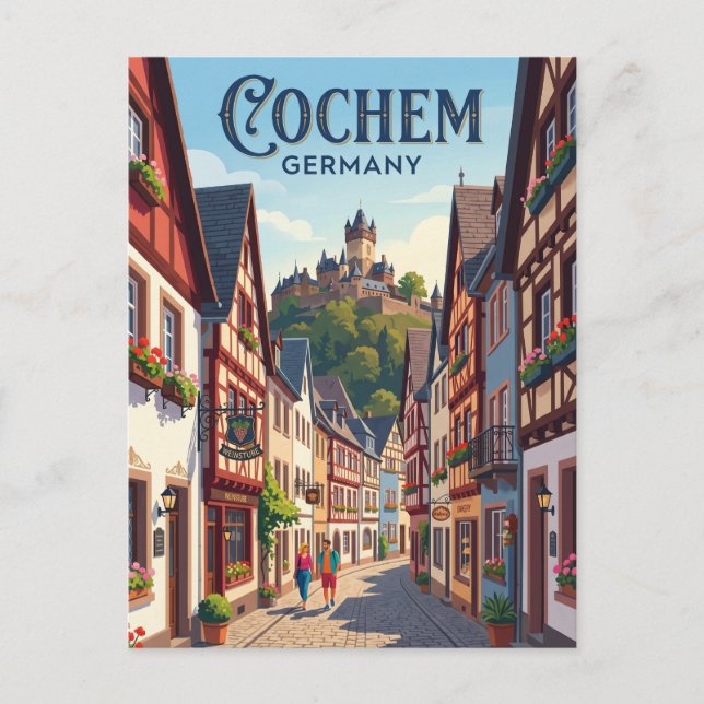 Cochem, Germany, Alley Germany Postcard (Front)