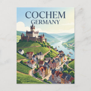 Cochem Germany Postcard