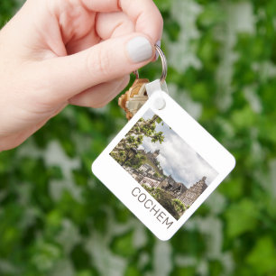 Cochem Moselle Panorama Germany Souvenir Key Ring