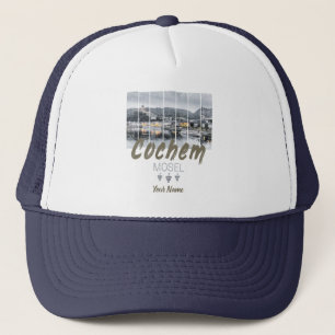 Cochem on the Moselle Germany Vintage Souvenir Trucker Hat