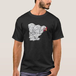 Cochin Chicken White Chicken Egg Breeder T-Shirt