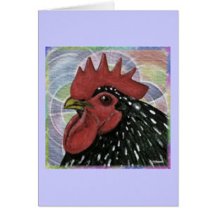 Cochin:  Decorative Rooster Head