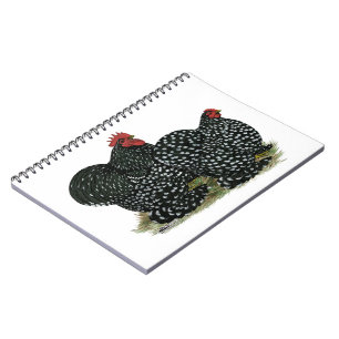 Cochin Mottled Chickens Notebook