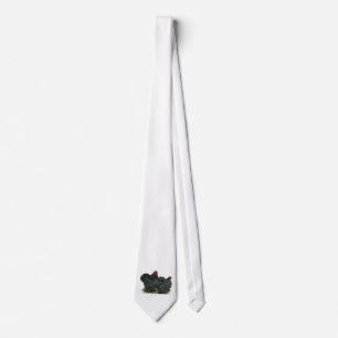 Cochin Mottled Chickens Tie