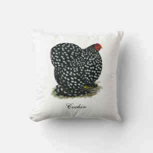Cochin Mottled Hen Cushion