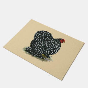 Cochin Mottled Hen Doormat