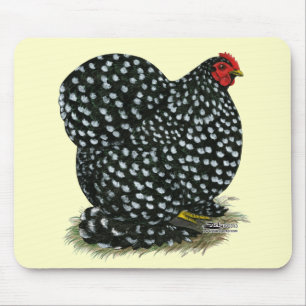 Cochin Mottled Hen Mouse Mat