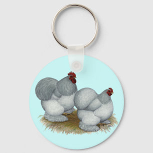 Cochin:  Self Blue Key Ring