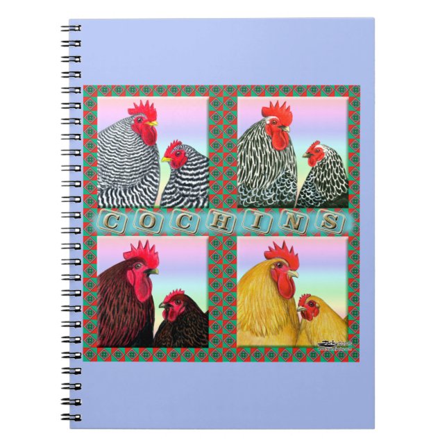 Cochins Four Colors Notebook (Front)