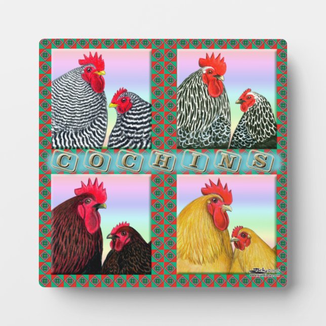 Cochins Four Colours Plaque (Front)